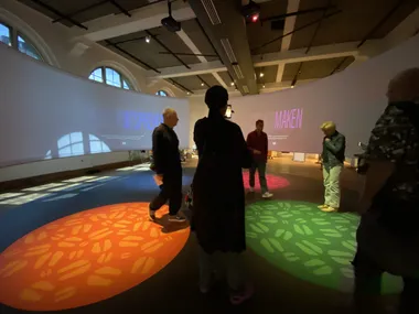 laatste gedeelte van de tentoonstelling