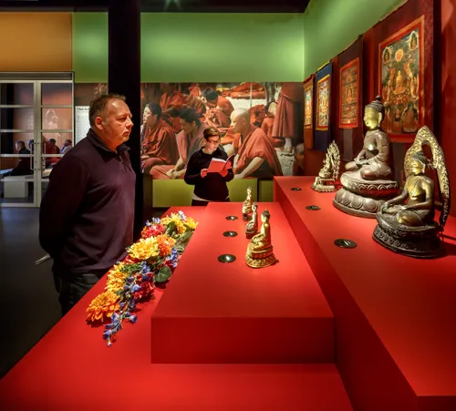 Buddha altar in Tibet
