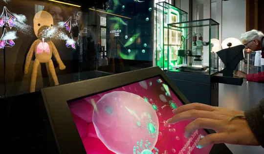 video game where you have to fend off bacteria that cause a cold