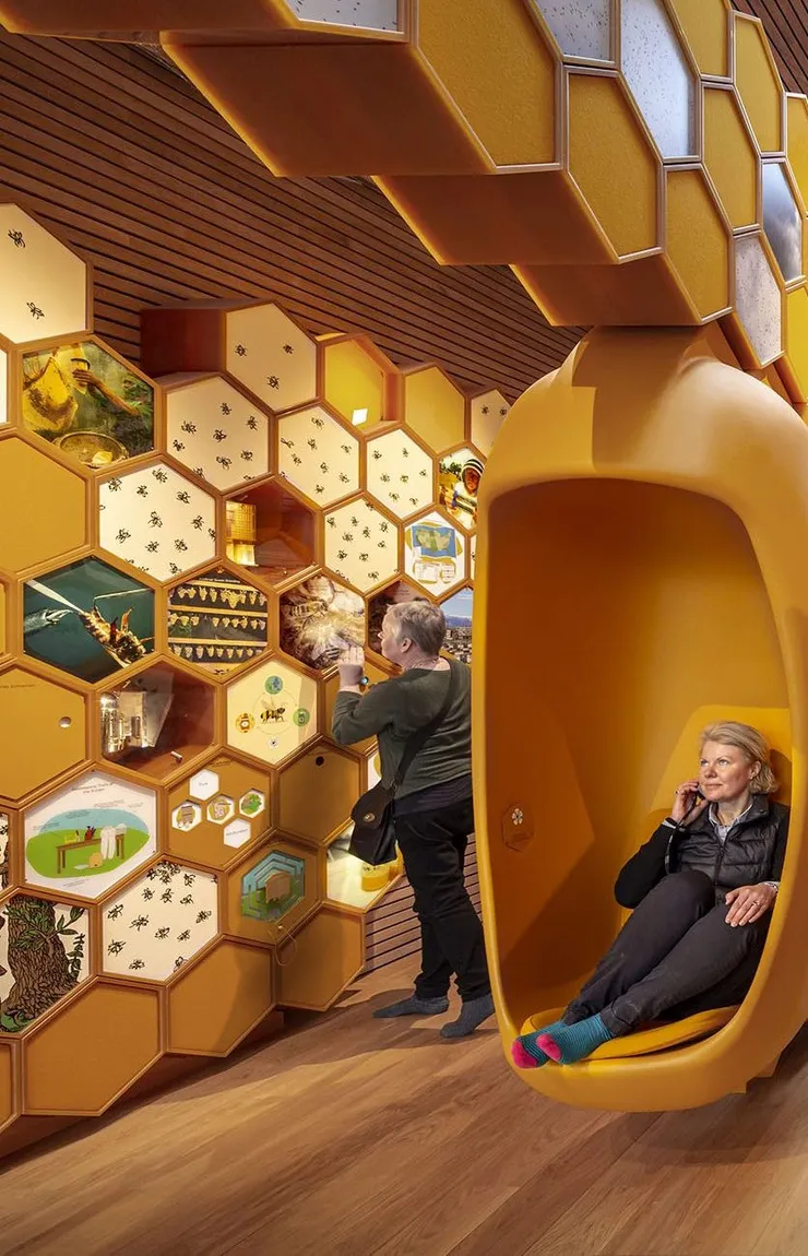 Zoom of beezantium interior