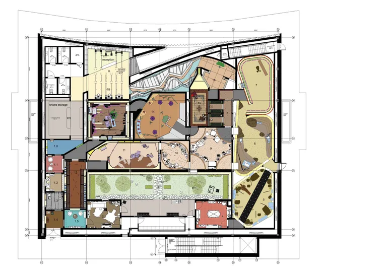 Floor plan of the War Rooms at the Story of Emily.