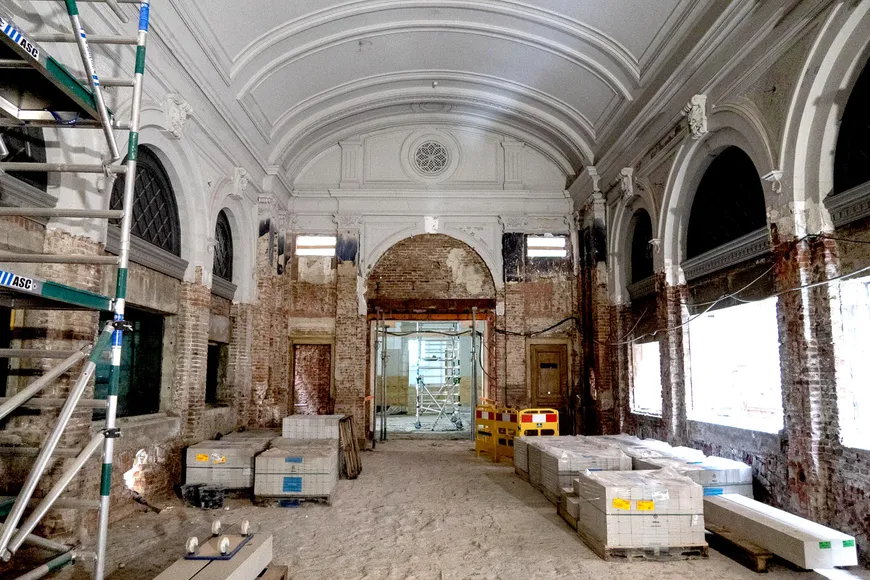 The ARTIS aquarium is currently under construction.