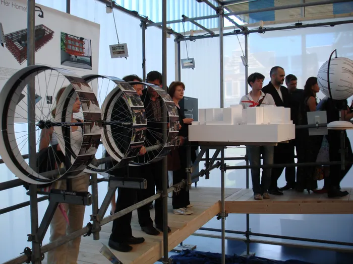 People at the opening