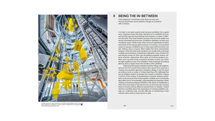 Make space for change - book by kossmanndejong - page being the inbetween