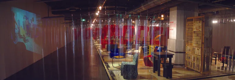 Colourful playing field