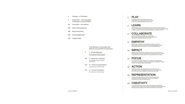 Make space for change - chapters