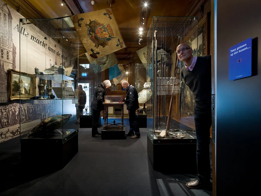 A box in a box with wallpaper